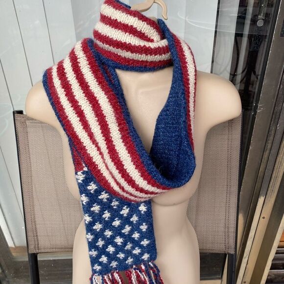 Peruvian trading Co. knit scarf nwot - Picture 6 of 8